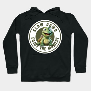 Turtley Hilarious: Slow Down, Says the Turtle Hoodie